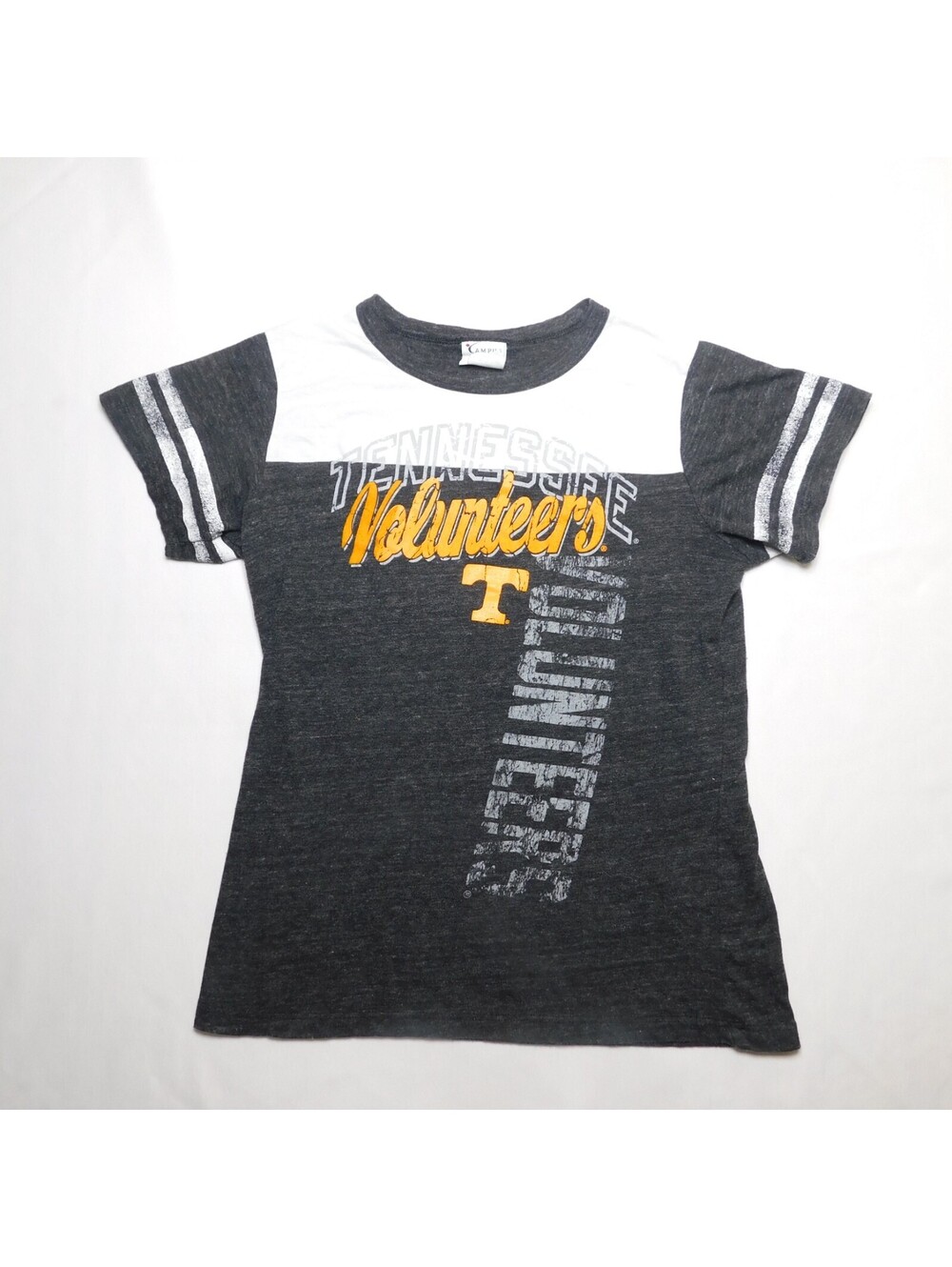 Campus Lifestyle UT Tennessee Volunteers T-Shirt Women’s L Charcoal Gray Slub